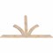 Ekena Millwork Richland Smooth Timber Gable Bracket, Douglas Fir, 60"W x 38"H x 1 1/2"D x 3 1/2"F, 15/12 Pitch GBW060X38X0204RIC00SDF - alternate 4